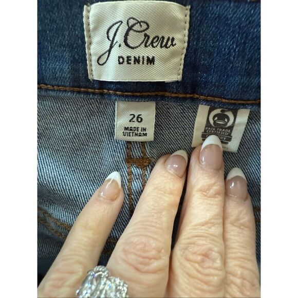 J. Crew Billie Demi Boot Crop Jeans size 26 - Picture 7 of 7